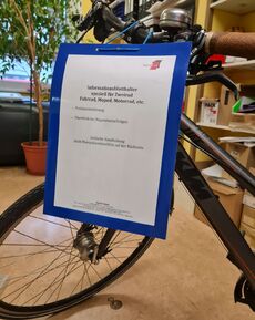 Werkstatt-Auftrags- / Preisblatthalter Zweirad A4