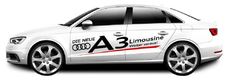 Autobeschriftung Audi A3 Limousine 2