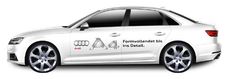 Autobeschriftung Audi A4 3