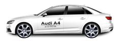 Autobeschriftung Audi A4 5