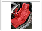 Nylon Sitzschoner rot