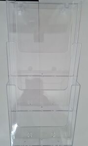 Wand-Prospekthalter 3 Fächer