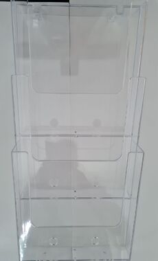 Wand-Prospekthalter 3 Fächer