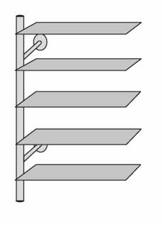 Aveto-Garderobe Regalelement
