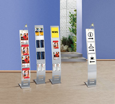 Info-Ständer schmal