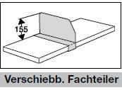 Serie 330 Magazin-Regal Verschiebb. Fachteiler