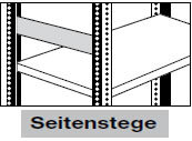Serie 330 Magazin-Regal Seitenstege