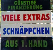 Aktions- / Hinweisschilder selbsthaftend 50 x 10 cm