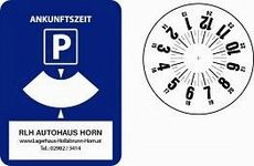 PARKSCHEIBE, aus selbsthaftender Folie