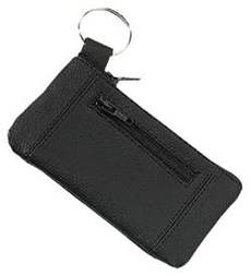 Schlüsseltasche „FormDeLuxe“, Leder schwarz