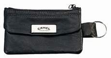 Schlüsseltasche \"CoolMetal\", Soft-Ziegenleder schwarz