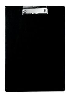 Klemmbrett mit Folienüberzug, Format  A4 schwarz