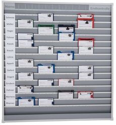 Werkstattplaner für DIN A5- und 2/3 DIN A4-Belege 15 Schienen