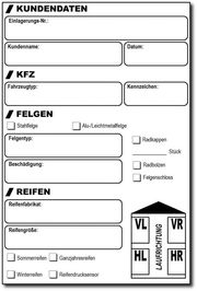 Rad-/Reifenaufkleber mit Spezialkleber, 80x120mm